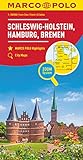 MARCO POLO Regionalkarte Deutschland 01 Schleswig-Holstein 1:200.000: Hamburg, Bremen