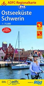 ADFC-Regionalkarte Ostseeküste Schwerin, 1:75.000, reiß- und wetterfest, GPS-Tracks Download (ADFC-Regionalkarte 1:75000)