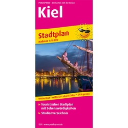 Kiel. Stadtplan 1:16 000