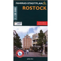 Fahrradstadtplan Rostock 1:20 000