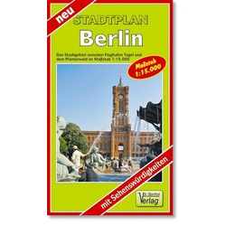 City Map Stadtplan Berlin 1 : 15 000