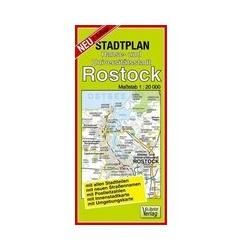 Stadtplan Hanse- und Universit&auml;tsstadt Rostock