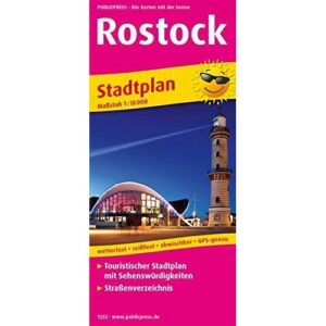 Gebraucht: - GEBRAUCHT Rostock Stadtplan: Touristischer Stadtplan mit Sehensw&uuml;rdigkeiten und Stra&szlig;enverzeichnis. 1:16000 (Stadtplan / SP) - Preis vom 22.08.2022 04:44:01 h