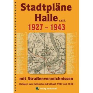 Stadtpl&auml;ne Halle a.d.S. 1927-1943 [STADTPLAN]