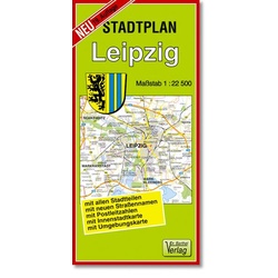 Stadtplan Leipzig 1 : 22 500