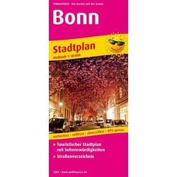 Bonn. Stadtplan 1 : 18 000