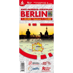 ADFC Fahrradstadtplan Berlin 1: 30 000 / Zentrum 1 : 15 000